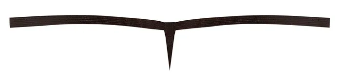 Satin Spandex Posing Strap Black One Size HonourSkintwocom Anal