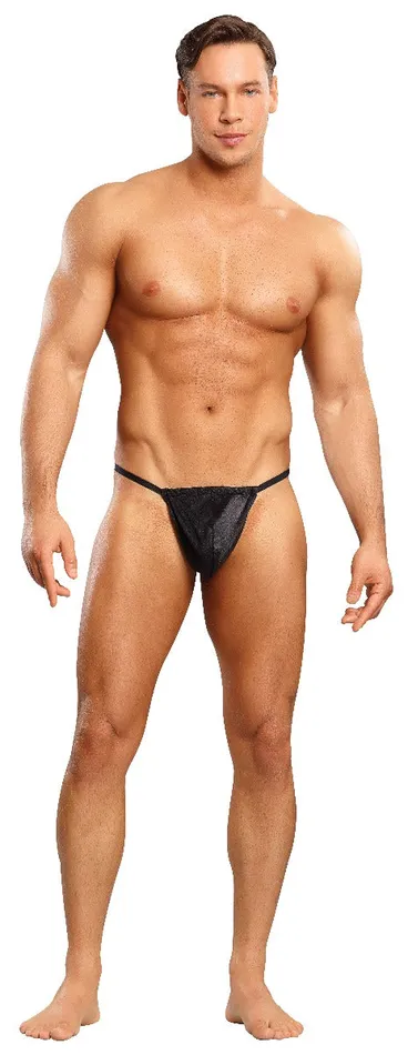 Satin Spandex Posing Strap Black One Size HonourSkintwocom Anal