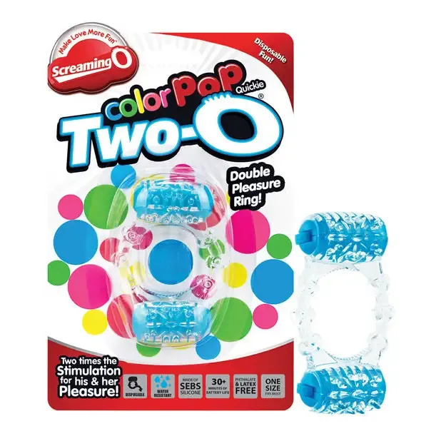 Screaming O Vibrators Screaming O TwoO Color Pop Blue Screaming O Vibrators Screaming O TwoO Color Pop Blue