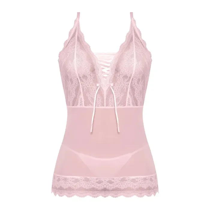 Seabreeze Lace Up Chemise G Set Magic Silk Couples Seabreeze Lace Up Chemise G Set Magic Silk Couples