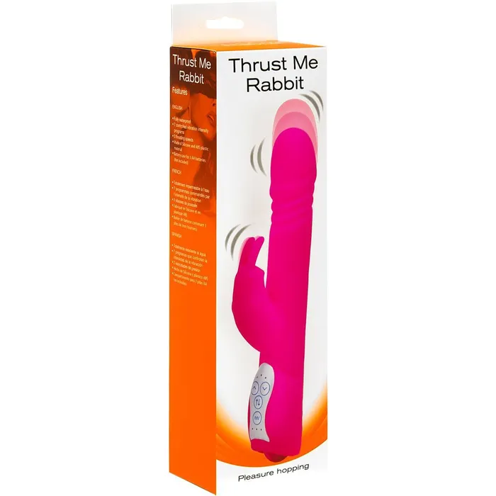Seven Creations Seven Creations Thrust Me Rabbit Vibrator Pink Vibrators
