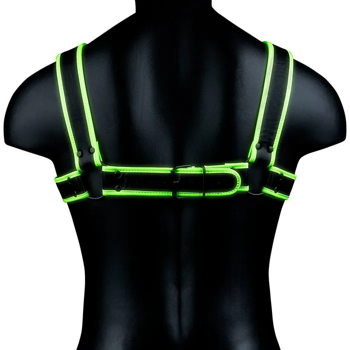 Shots Toys Female Sex Toys Ouch Glow In the Dark Bulldog Harness in LXL Shots Toys Female Sex Toys Ouch Glow In the Dark Bulldog Harness in LXL