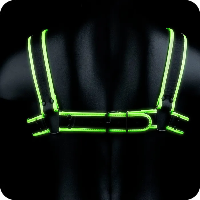 Shots Toys Female Sex Toys Ouch Glow In the Dark Bulldog Harness in LXL Shots Toys Female Sex Toys Ouch Glow In the Dark Bulldog Harness in LXL