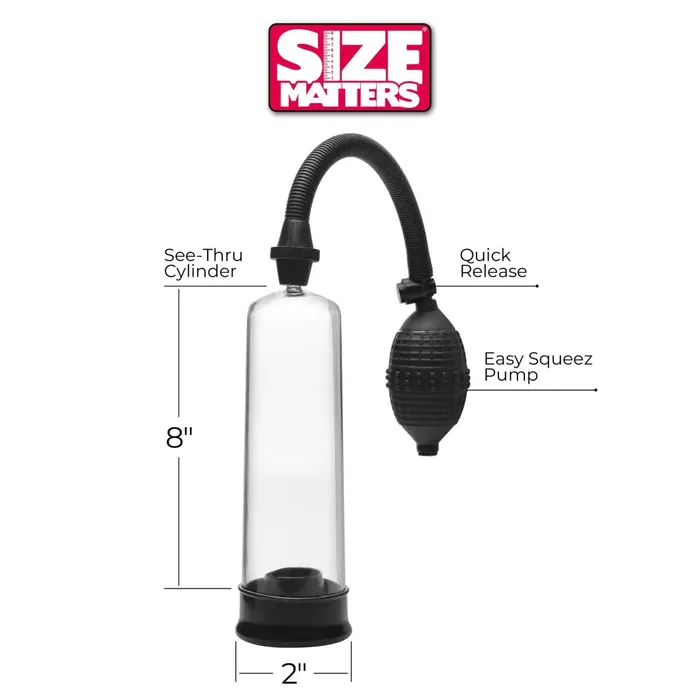 Size Matters Male Sex Toys Size Matters Beginner Pump Packaged Size Matters Male Sex Toys Size Matters Beginner Pump Packaged