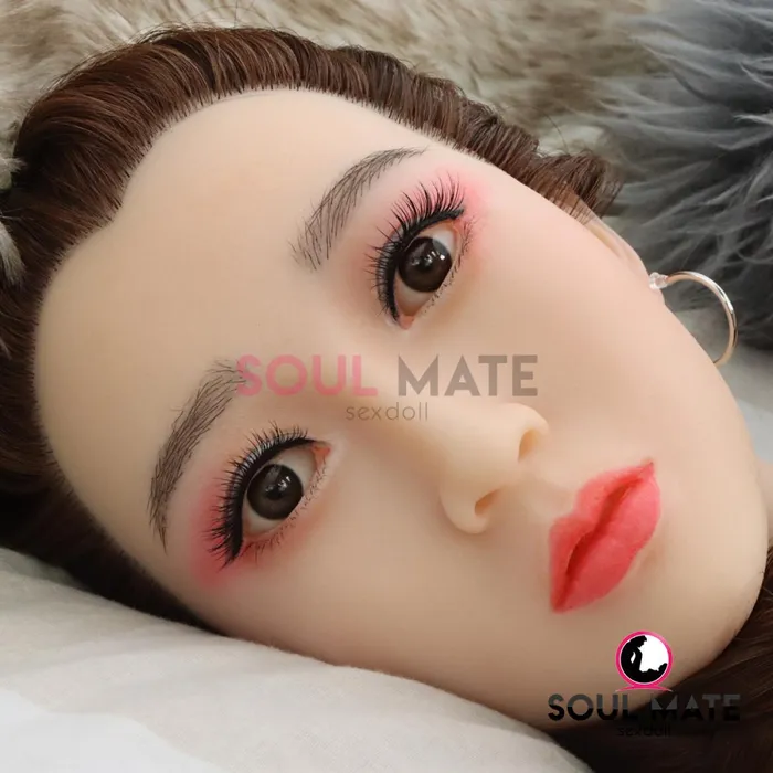 SoulMate Dolls Silicone Jocelyn Head Sex Doll Heads White SoulMate Dolls Male Sex Toys