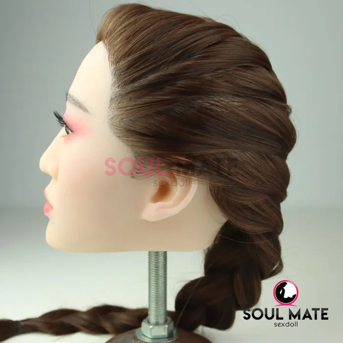 SoulMate Dolls Silicone Jocelyn Head Sex Doll Heads White SoulMate Dolls Male Sex Toys