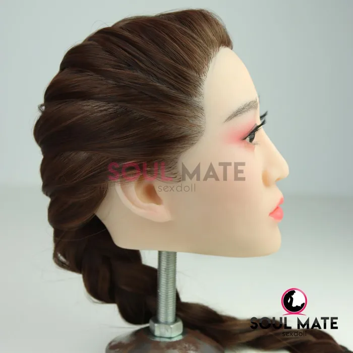 SoulMate Dolls Silicone Jocelyn Head Sex Doll Heads White SoulMate Dolls Male Sex Toys