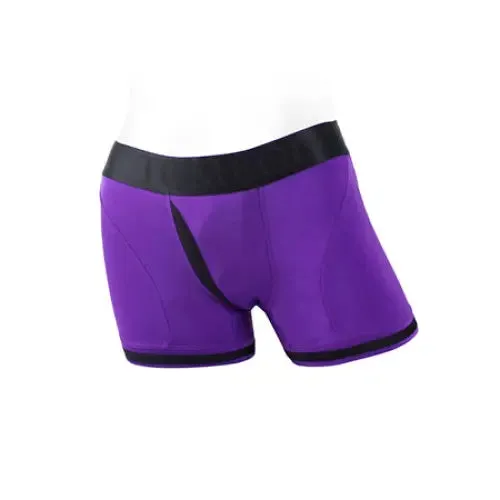 SpareParts Hardware SpareParts Tomboii Nylon Boxer Briefs Harness PurpleBlack Size 4XL Vibrators SpareParts Hardware SpareParts Tomboii Nylon Boxer Briefs Harness PurpleBlack Size 4XL Vibrators