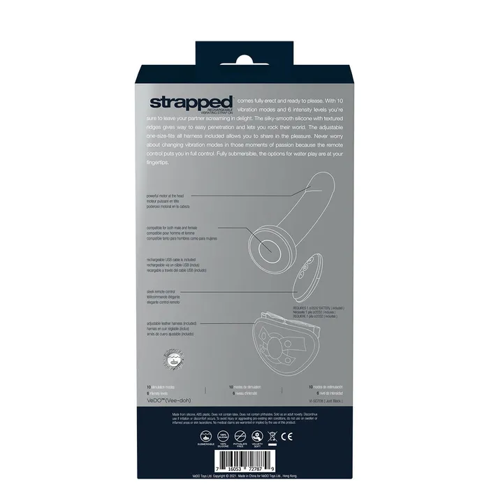 VeDO Female Sex Toys VeDO Strapped Vibrating StrapOn