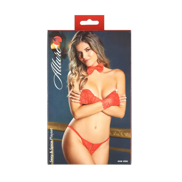 Vibrators Allure Allure Sexy Spice Playset Red One Size