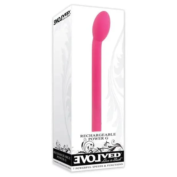 Vibrators Evolved Evolved Rechargeable Power G Thin GSpot Vibrator