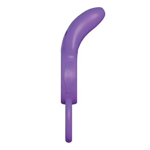 Vibrators Fantasy Lingerie Fantasy Cringz Twin Teazer Rabbit Ring Purple