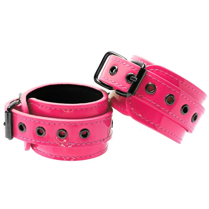 Vibrators ns novelties Electra Play Things Ankle Cuffs in Neon Pink