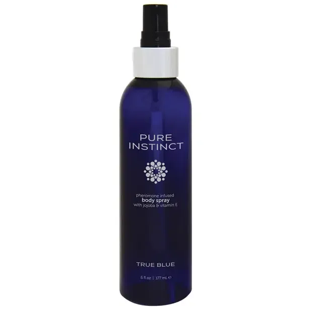 Vibrators Pure Instinct Pheromone Body Spray True Blue 6oz Classic Brands LLC Vibrators Pure Instinct Pheromone Body Spray True Blue 6oz Classic Brands LLC