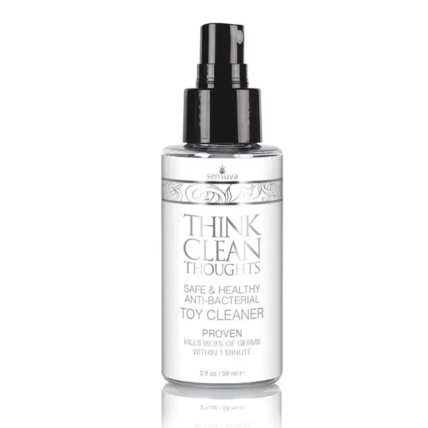 Vibrators Sensuva Sensuva Think Clean Thoughts AntiBacterial Toy Cleaner 2 oz Vibrators Sensuva Sensuva Think Clean Thoughts AntiBacterial Toy Cleaner 2 oz