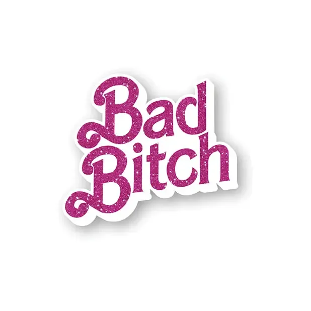 Vibrators Wood Rocket LLC Wood Rocket Bad Bitch Enamel Pin Vibrators Wood Rocket LLC Wood Rocket Bad Bitch Enamel Pin