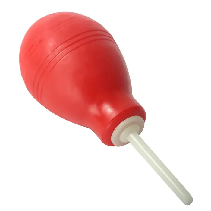 XR Brands Anal Cleanstream Enema Bulb Red