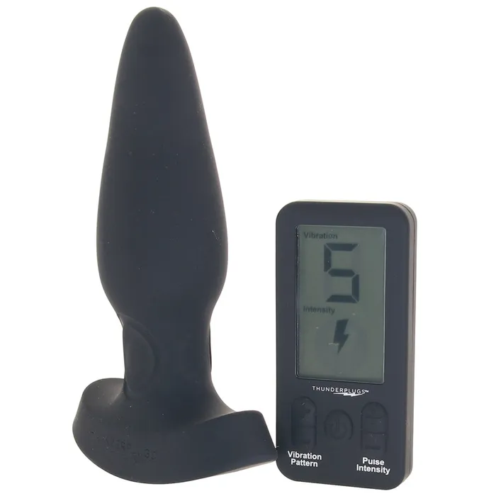 XR Brands Anal Thunder Plugs Pulsing Vibrating Remote Plug