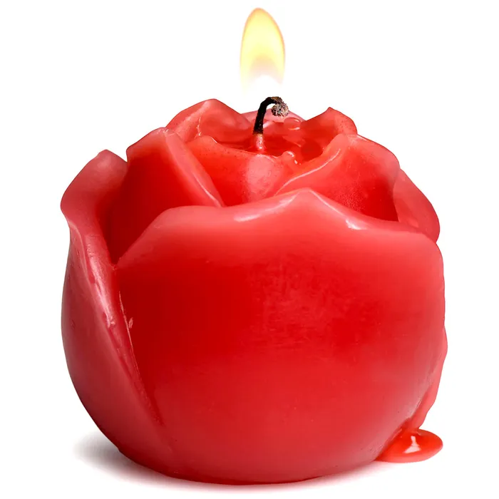 XR Brands Master Series Flaming Rose Drip Candle Male Sex Toys