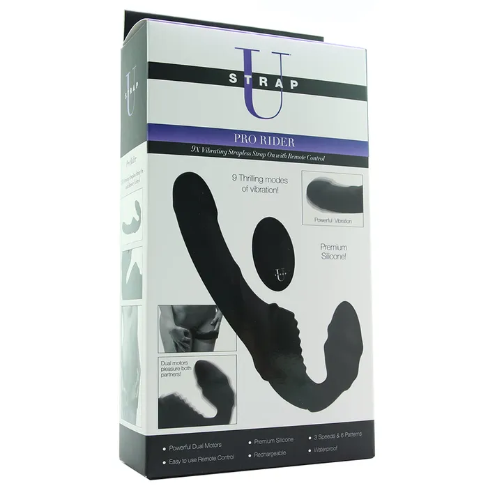 XR Brands Pro Rider 9X Vibrating Strapless StrapOn Female Sex Toys XR Brands Pro Rider 9X Vibrating Strapless StrapOn Female Sex Toys