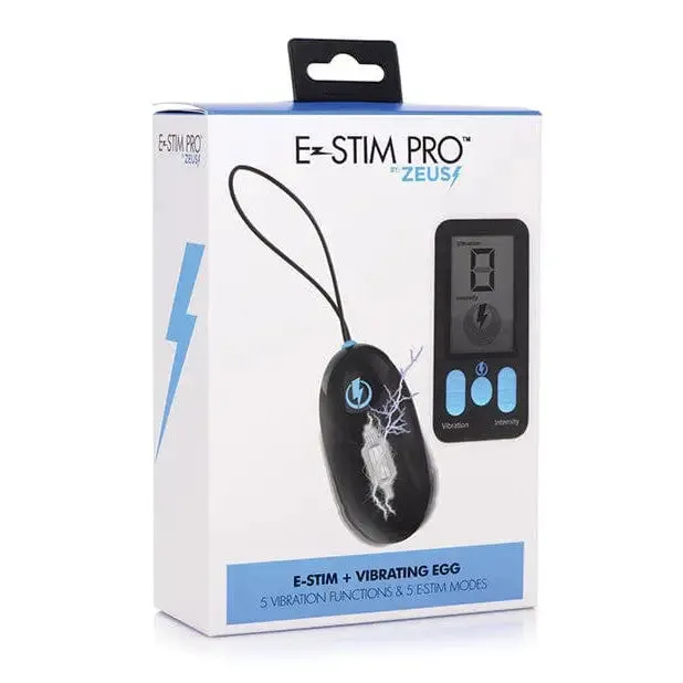 Zeus Electrosex Zeus EStim Pro Silicone Vibrating Egg with Remote Control Female Sex Toys Zeus Electrosex Zeus EStim Pro Silicone Vibrating Egg with Remote Control Female Sex Toys