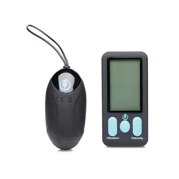 Zeus Electrosex Zeus EStim Pro Silicone Vibrating Egg with Remote Control Female Sex Toys