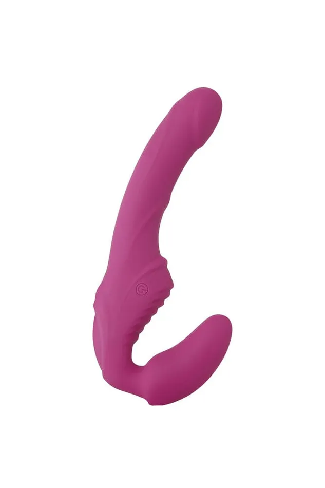 Adam Eve Female Sex Toys Adam Eve Eves Vibrating Strapless StrapOn Pink
