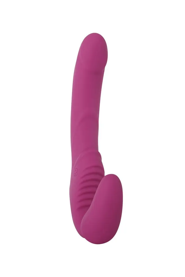 Adam Eve Female Sex Toys Adam Eve Eves Vibrating Strapless StrapOn Pink