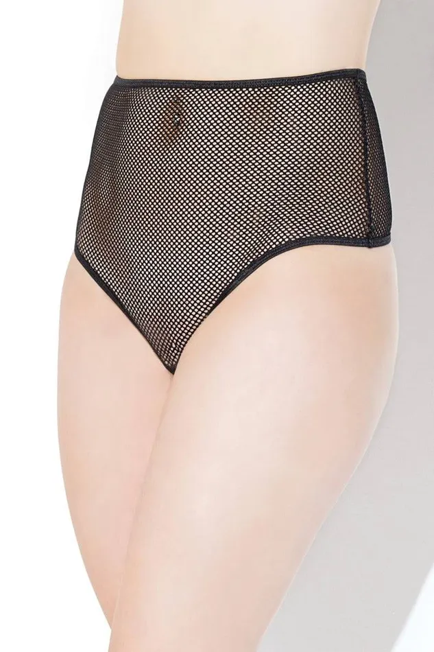 Anal Coquette Coquette 20215 High Waisted Thong Black OS