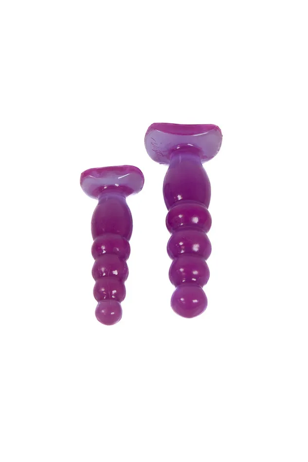 Anal Doc Johnson Crystal Jellies by Doc Johnson Anal Delight Trainer Kit Purple