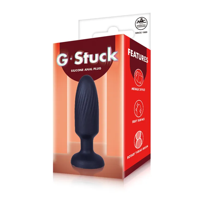 Anal Excellent Power Excellent Power GStuck Silicone Butt Plug 35 Inch Black