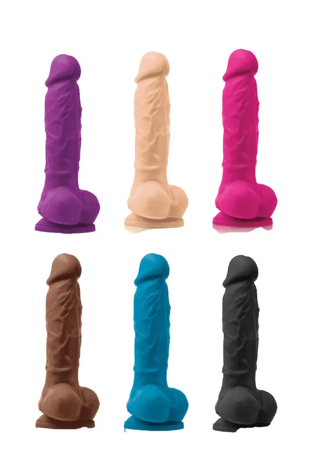 Anal NS Novelties NS Novelties Colours 5 Inch Pleasures Vibrating Dildo Assorted Colors