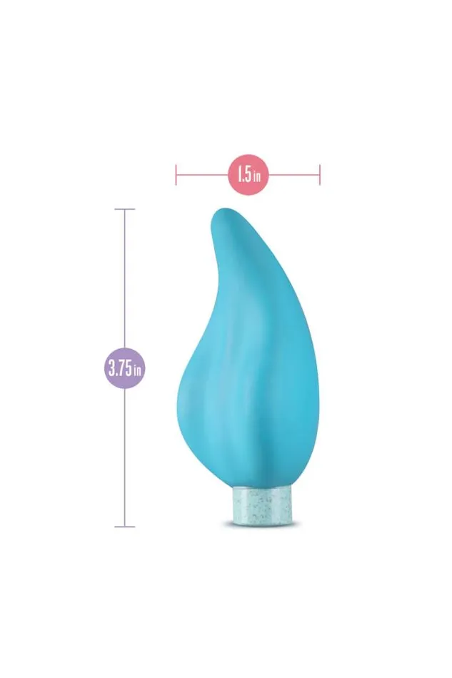 Blush Blush Novelties Gaia Eco Caress Mini Vibrator Turquoise Vibrators