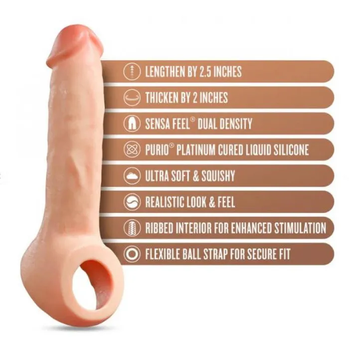 Blush Novelties Performance Plus Thrive 25 Penis Xtender Beige Male Sex Toys