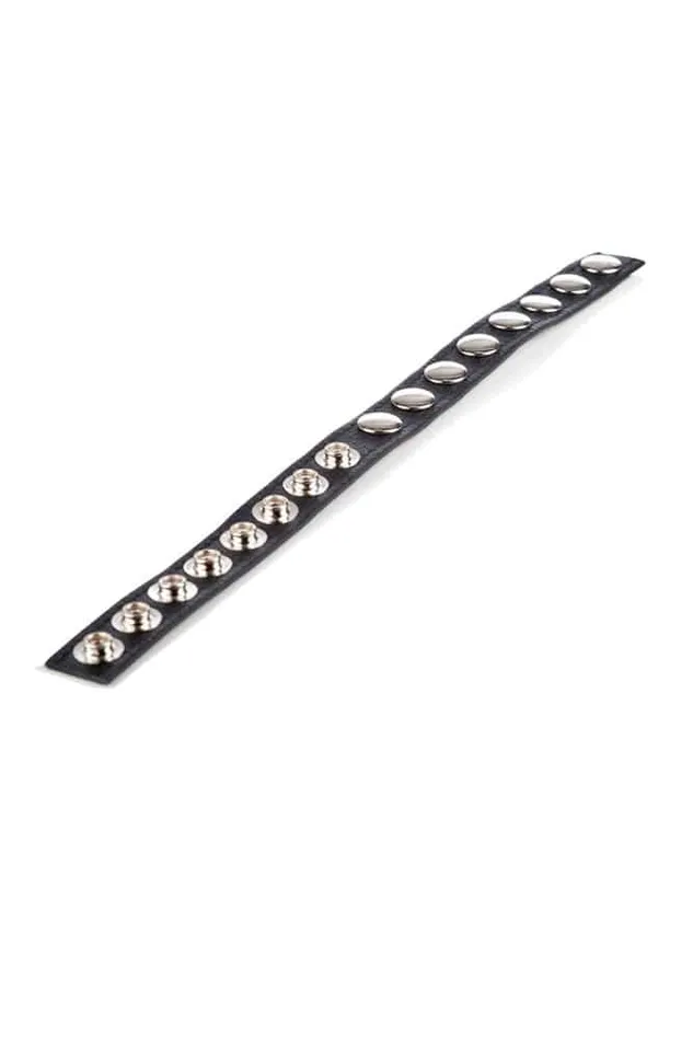 Cal Exotics Colt Adjustable 8 Snap Leather CockBall Strap Cal Exotics Male Sex Toys