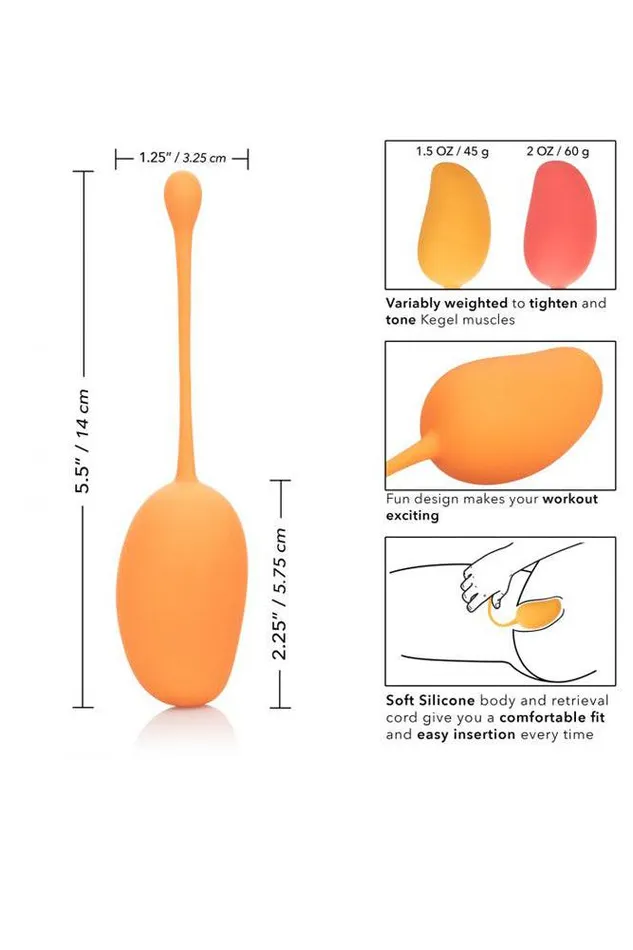 Cal Exotics Female Sex Toys Cal Exotics Kegel Training Set Mango