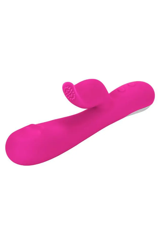 Cal Exotics Vibrators Cal Exotics Embrace Swirl Dual Massager Pink