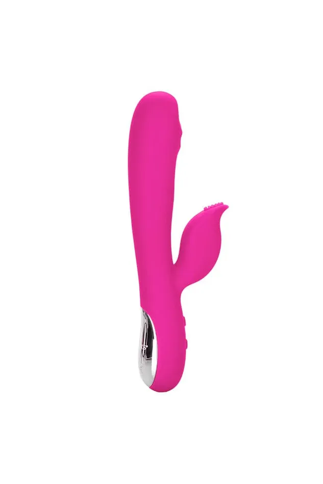 Cal Exotics Vibrators Cal Exotics Embrace Swirl Dual Massager Pink
