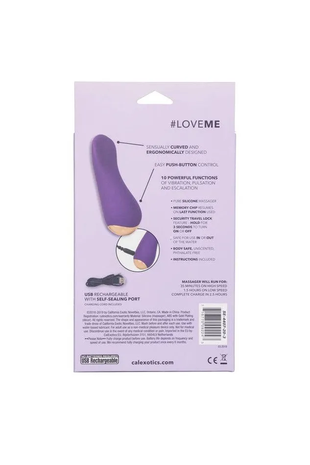 Cal Exotics Vibrators Cal Exotics Slay LoveMe Silcone Vibrator Purple