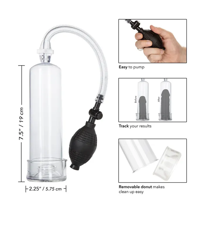 California Exotics Male Sex Toys Dr Kaplan Erection Penis Pump