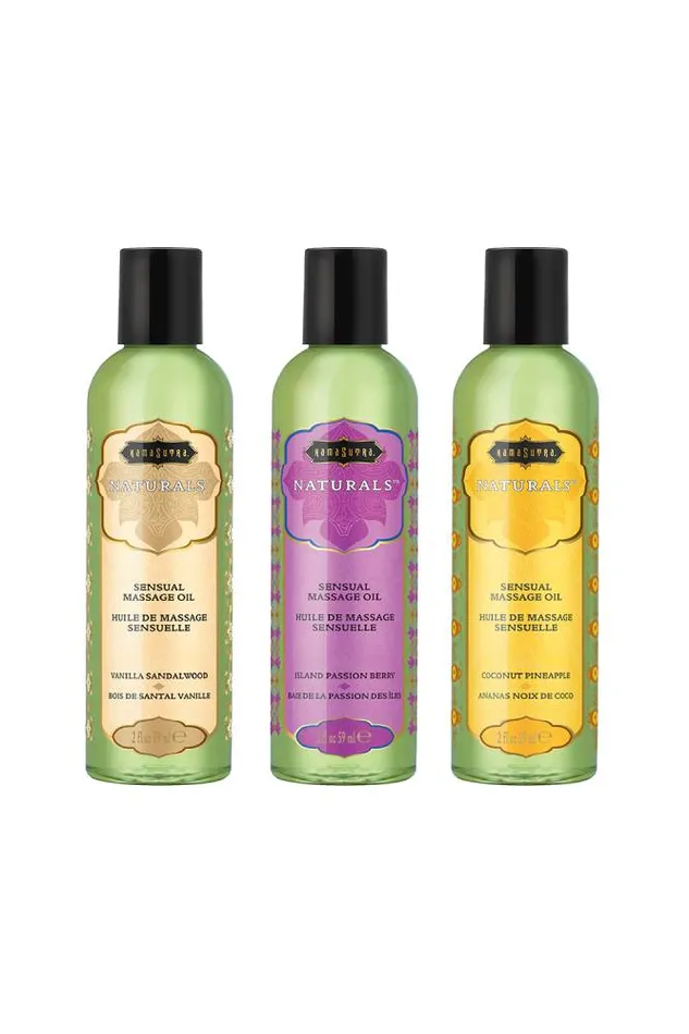 Couples Kama Sutra Kama Sutra Natural Massage Oil 2oz Assorted Scents
