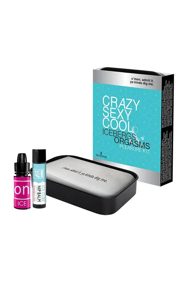 Couples Sensuva Sensuva Crazy Sexy Cool Icebergs Orgasms Cooling Arousal Kit Couples Sensuva Sensuva Crazy Sexy Cool Icebergs Orgasms Cooling Arousal Kit