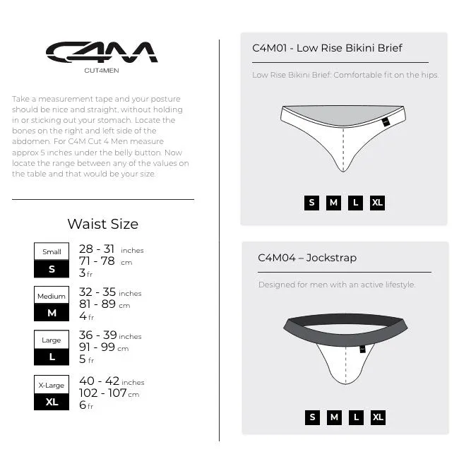 CUT 4 MEN Mens Underwear C4M Rugby Jockstrap Neon Lime
