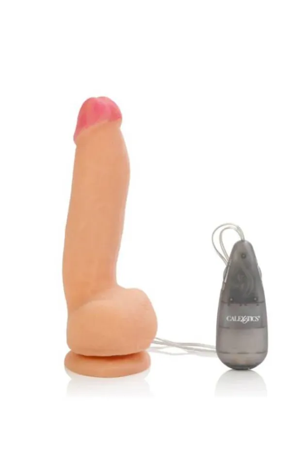 Dildos Cal Exotics Max Vibrating Cock Balls Cal Exotics