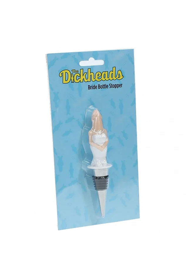 Dildos Shots Toys The Dickheads Bride Bottle Stopper Beige Shots Toys
