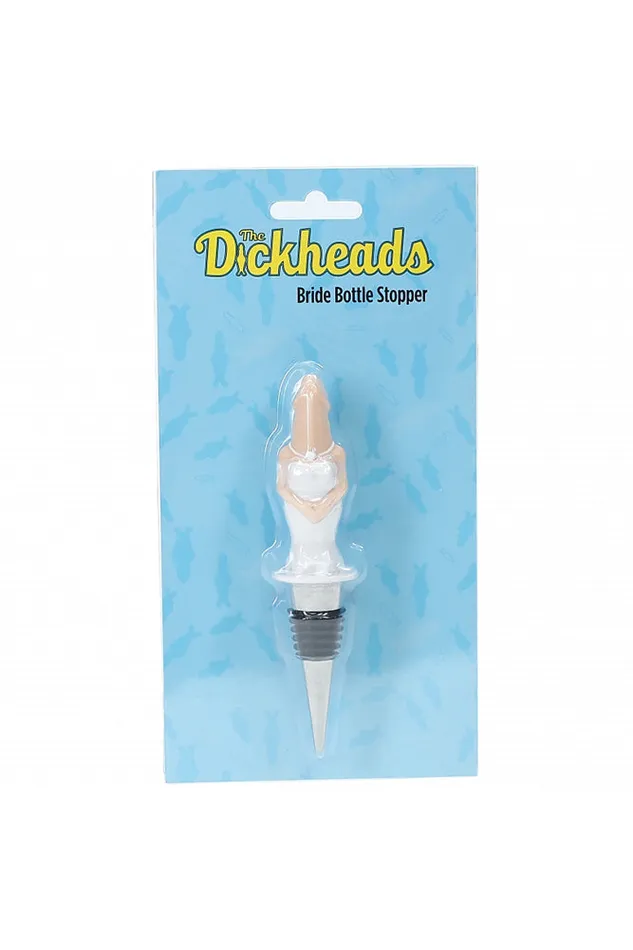 Dildos Shots Toys The Dickheads Bride Bottle Stopper Beige Shots Toys