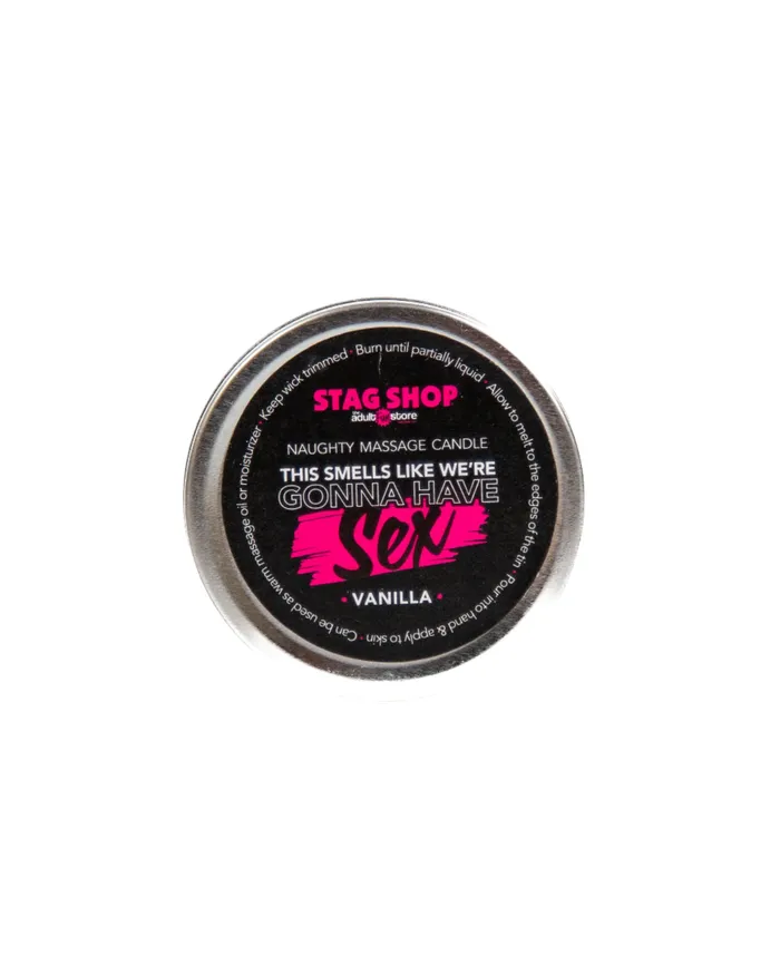 Dildos Stag Shop Stag Shop Mini Naughty Massage Candle Vanilla Scented Various Styles