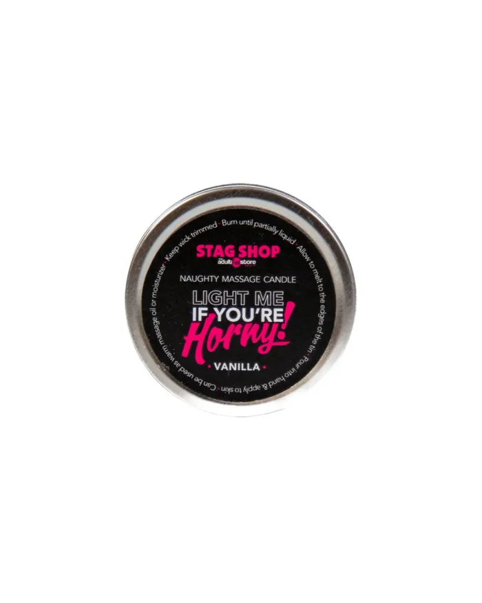 Dildos Stag Shop Stag Shop Mini Naughty Massage Candle Vanilla Scented Various Styles