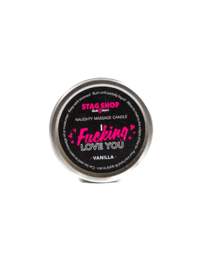 Dildos Stag Shop Stag Shop Mini Naughty Massage Candle Vanilla Scented Various Styles