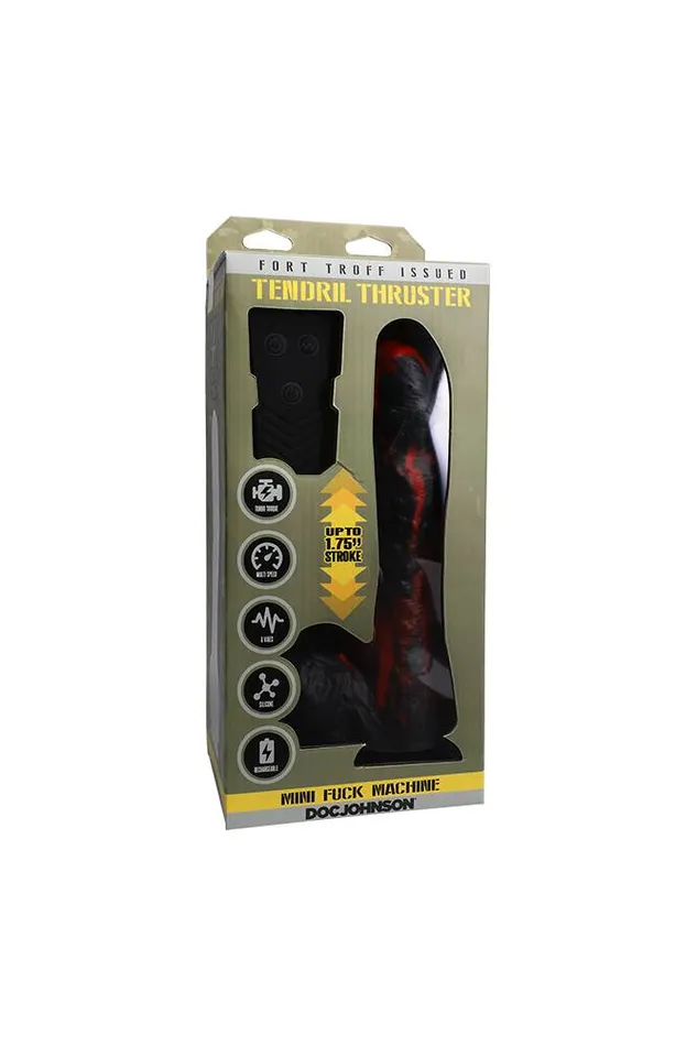 Doc Johnson Fort Troff Tendril Thruster Dildo Various Colors Doc Johnson Female Sex Toys